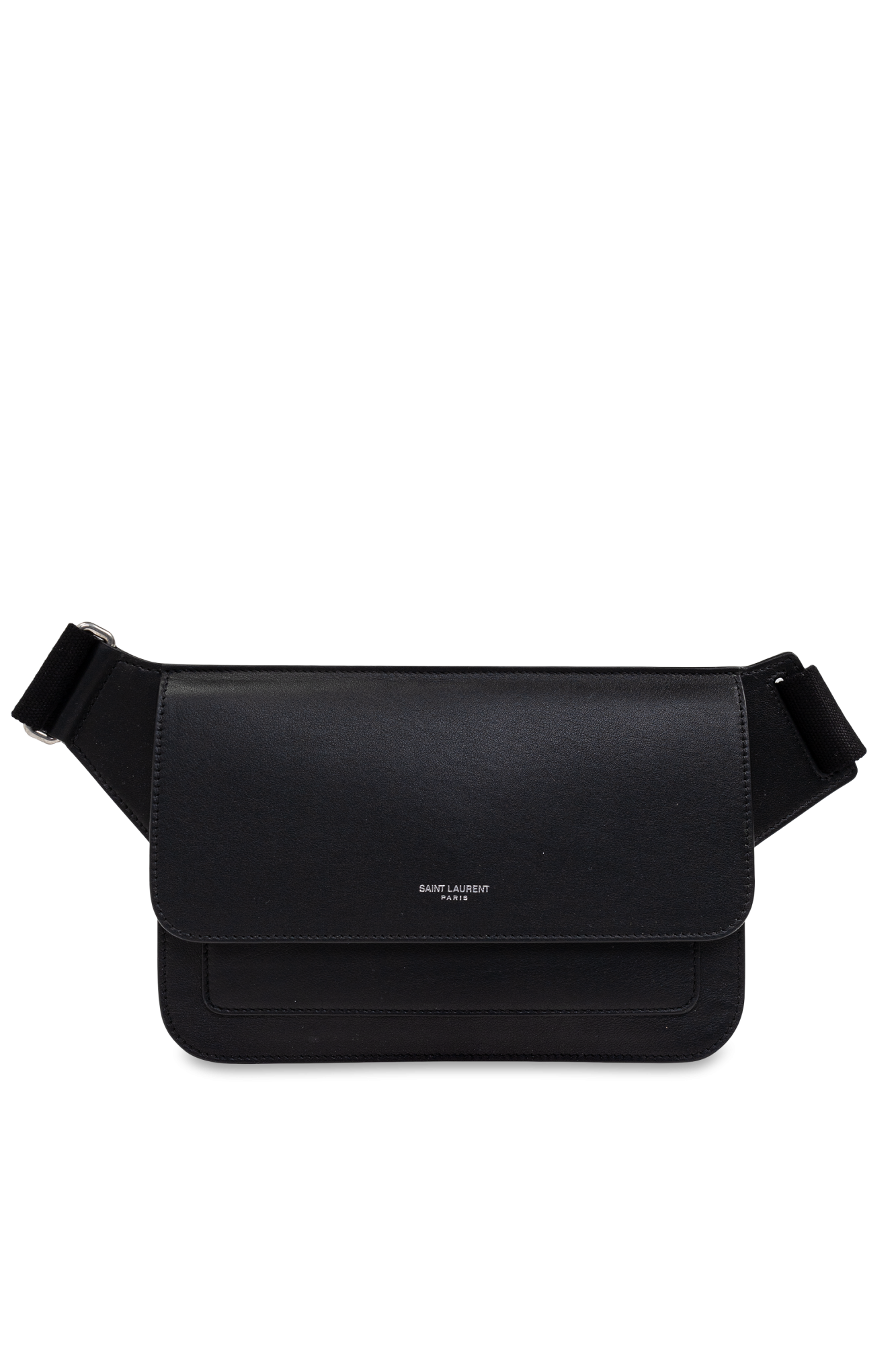 SAINT LAURENT PARIS｜ (823179 AAEMZ 1000) Saint Laurent Leather fanny pack | Men's Bags | Vitkac